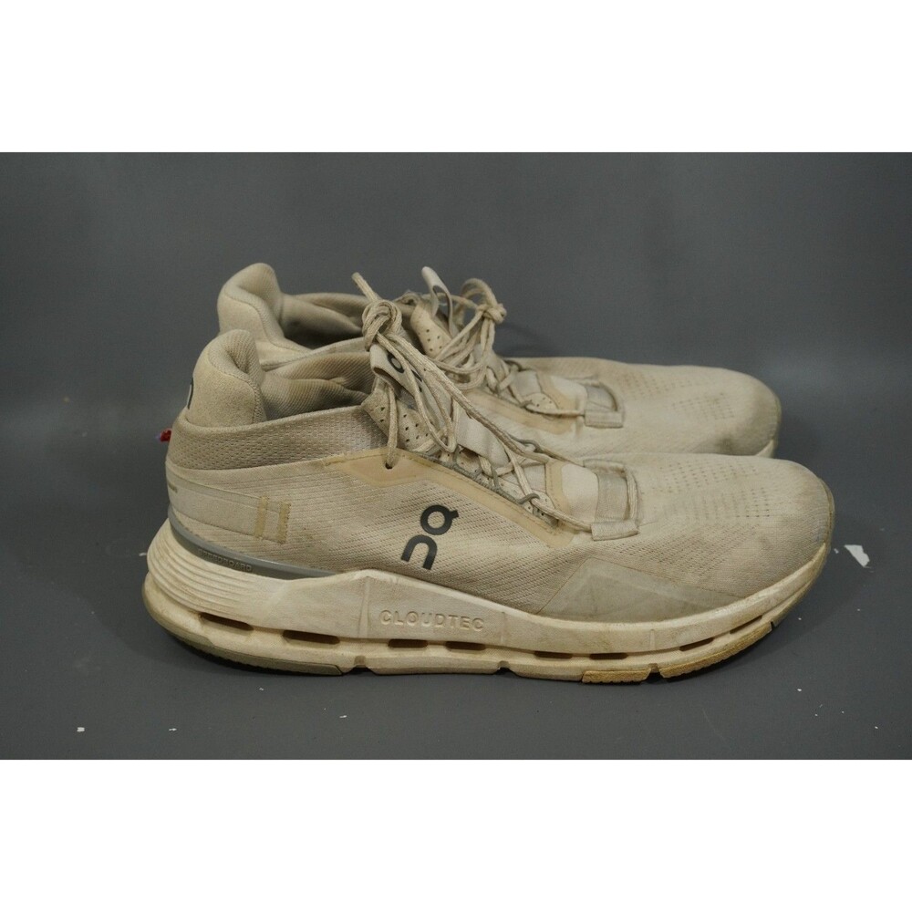 On Running Cloudnova 2 Womens Size 10.5 Ivory Cream Comfort Sneakers Low Top